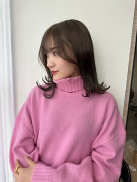 イオエ 岡本(ioe) 髪質改善/チェリーブラウン/モード/ダークアッシュ/イメチェン