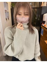 ステアメゾン 大宮(Stir maison)&nbsp;ミルクティーベージュ/ケアブリーチ/シースルーバング