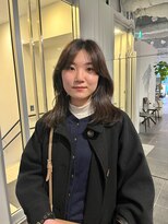 カフ(CAF)&nbsp;CAF FUKO/アッシュブラウン/レイヤーロングヘア/大阪/心斎橋