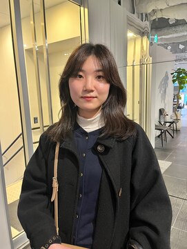 カフ(CAF) CAF FUKO/アッシュブラウン/レイヤーロングヘア/大阪/心斎橋