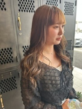 アチーブリス(achieve Liss) ブリーチなし透け感透明感ベージュ 華やかツヤ髪ウェーブロング