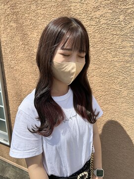 マイ ヘア デザイン 岡崎(MY hair design) 前髪/マチルダボブ/ピンクベージュ/インナーグレージュ/岡崎