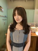 ラべリー 池袋(LOVELEY)&nbsp;オリーブベージュ レイヤーカット【池袋】