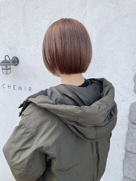 シェミール(CHEMIR) ミルクティーベージュ×ブリーチカラー【四日市】