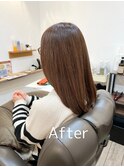 カットカラー髪質＆頭皮改善ヘアエステ