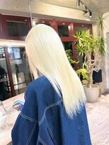 ヲタク(wotaku.)&nbsp;ホワイトブロンドハイトーンカラーケアブリーチダブルカラー艶髪