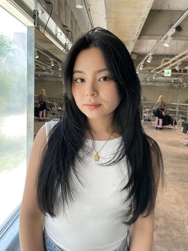 リム(LIM) ナチュラルブラック×ロングレイヤー