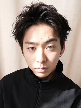 ノイ(noi) 波巻きパーマメンズパーマメンズヘアツーブロックツイストパーマ