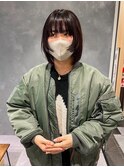 顔まわりレイヤー×ボブ♪