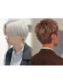 【ダブルカラー\10800】希望を外さないブリーチ/ダブルカラー/エクステ/インナーカラー［渋谷駅］