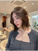髪質改善＊メルティ―カット外ハネボブ＊美髪【Zina梅田】
