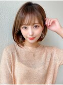 【NEW OPEN】小顔前髪あり後れ毛サイドバングメルティカラー