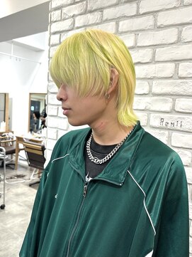 レミー(Remii) マッシュウルフ×デザインブロンド【Remii大通】
