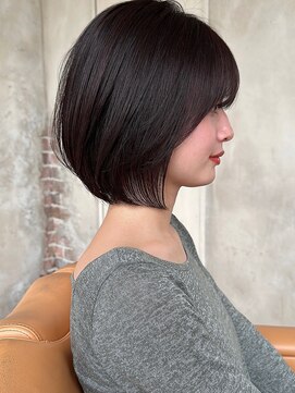 アフロート ルヴア(AFLOAT RUVUA) みねスタイル♪ 似合わせ ショート ボブ 30代 40代 小顔 新宿