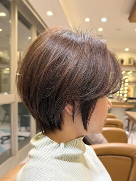 ロンド パルティール 大宮(Lond partir) イメチェン外ハネボブ美髪ワイドバングレイヤーショート/大宮