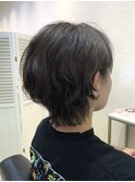 ショートウルフ(パーマ)