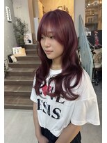 ヴィークス ヘア(vicus hair)&nbsp;チェリーピンクブリーチ一回10代20代