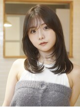 ガーランド (Garland) 大人かわいいくびレイヤー顔まわりレイヤーカットまろベージュ