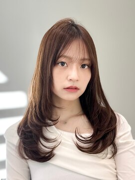 ライズ ネックス ザ サロン 渋谷(LIZE nex the salon) 【ロングヘア 韓国ヘア 前髪あり #3】#渋谷駅#韓国#髪質改善