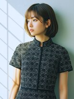 コトナ 越谷店&nbsp;ヘーゼルベージュレイヤーカットワンカール顔周りカット越谷