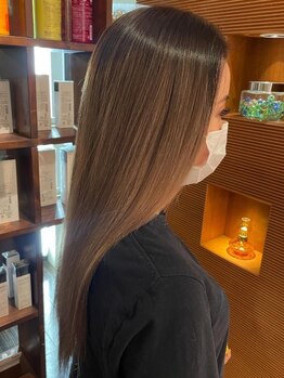 タンタント 中津川店(Tentante)の写真/“髪質改善トリートメント”で髪の内部から補修し、ツヤ感溢れる美ツヤ髮に♪カラーとの相性も◎