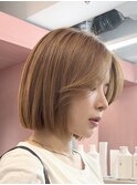 タッセルボブ 髪質改善 ストレート 縮毛矯正