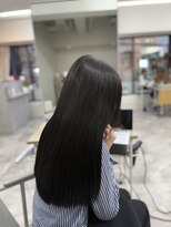 アウラ 近鉄八尾駅前店(Aura)&nbsp;韓国風レイヤー×前髪長め×20～30代グレージュ