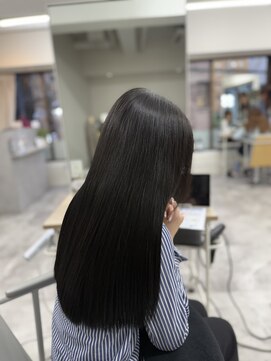 アウラ 近鉄八尾駅前店(Aura) 韓国風レイヤー×前髪長め×20~30代グレージュ