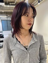 キャロルガーデンズ ボコカ 表参道(Carroll Gardens bococa) 【kacho】ローズバイオレット レイヤーカット