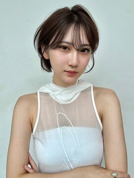 ロンドイディールバンダイ 新潟万代(Lond ideal) ショートボブ×オリーブグレージュ