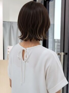 アエル 川西能勢口本店(aeru) 大人可愛い外ハネくびれボブ【川西能勢口駅】