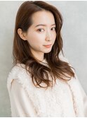 【S.BROOM　梅田】ナチュラルセミディースタイル
