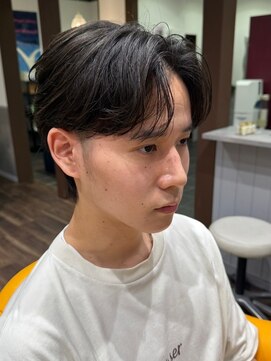 ラパンセブランメンズ 蟹江(LA PENSEE BRUN MEN'S) [LAPENSEE_inagaki] センターパート