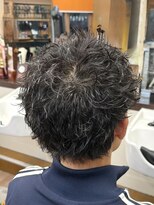 オアゾバーバー(OAZO BARBER)&nbsp;スパイキーショート/ピンパーマ/ラフショート/短髪/メンズ/