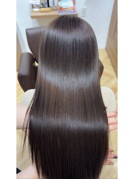 ソアヘアー(Soar hair)の写真/髪の内部まで徹底補修する髪質改善TRでキレイが長持ち◎毛先まで潤いのある艶髪で若見えが叶えられる♪