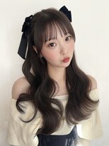 カシュカシュ 表参道(cache cache)&nbsp;ヘアアレンジヘアセット透明感カラーグレージュカラー