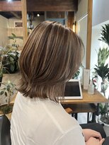 マスカリ(muscali)&nbsp;グレージュ/デザインカラー/ハイライトカラー30代40代髪型i47