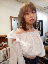 デンヘアデザイン(DEN hair design)&nbsp;甘さが魅力のスモーキーベージュ。