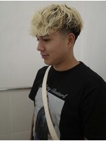 シアー 三宮(SHEER) men's salon 三宮/外国人風カラー×スペインカール