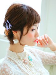 可愛く　ショートＳＴＹＬＥでもセットアップ☆