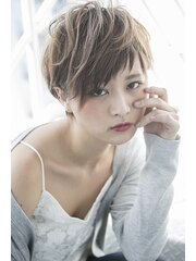 ワイルドショート【miel hair blanc】