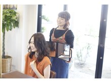 仕上げ［小牧/髪質改善/髪質改善カラー/髪質改善トリートメント/縮毛矯正/オージュア/ブリーチ/メンズ］