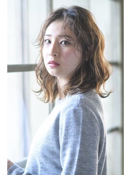 ヘアーアイスカルテット(HAIR ICI QUARTET) ゆるふわパーマスタイル