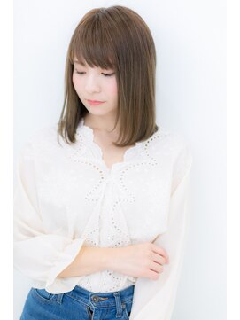 モッズヘア 越谷(mod's hair) 愛され♪外国人風前下がりワンカールセミディZ越谷30代40代50代