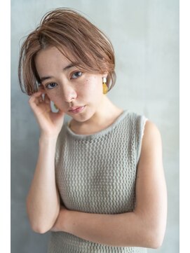 オースティン 門前仲町(AUSTIN) 前髪かき上げイメチェンイヤリングカラーラベンダーカラーくびれ