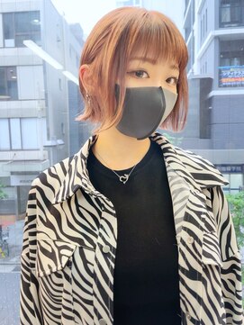 ノア ヘアデザイン 町田店(noa Hair Design) ネオボブ×ピンクベージュ