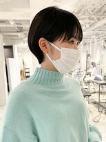 フォト 新宿(foto) グレーベージュ前髪パーマレイヤーカットダブルカラー髪質改善