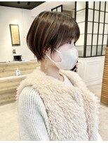 アテナ 六本松店(ATENA) 大人マッシュショート×前下がりボブ×ハンサムショート20代30代