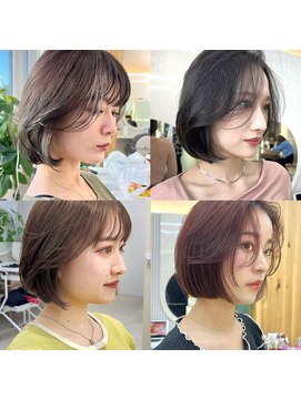 アフロートリノ(AFLOAT Leino) 小顔ヘルシーレイヤースタイル透明感カラー【修】20代30代40代