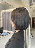 切りっぱなしボブ×20代30代